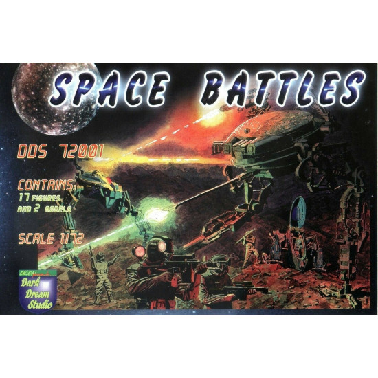 DDS 72001 1/72 Space Battles Walker Warmachine Armadill &